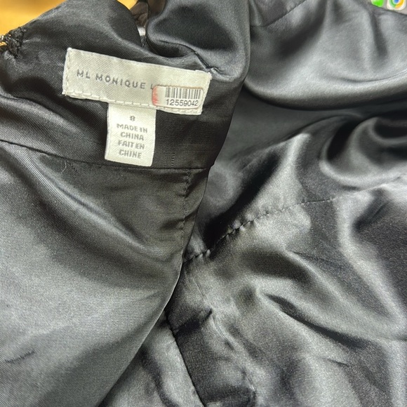 ML Monique Lhuillier Sleeveless Floral Gown size 8 - Picture 7 of 10